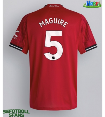 Manchester United Harry Maguire #5 Hemmatröja 2025-26 Kortärmad